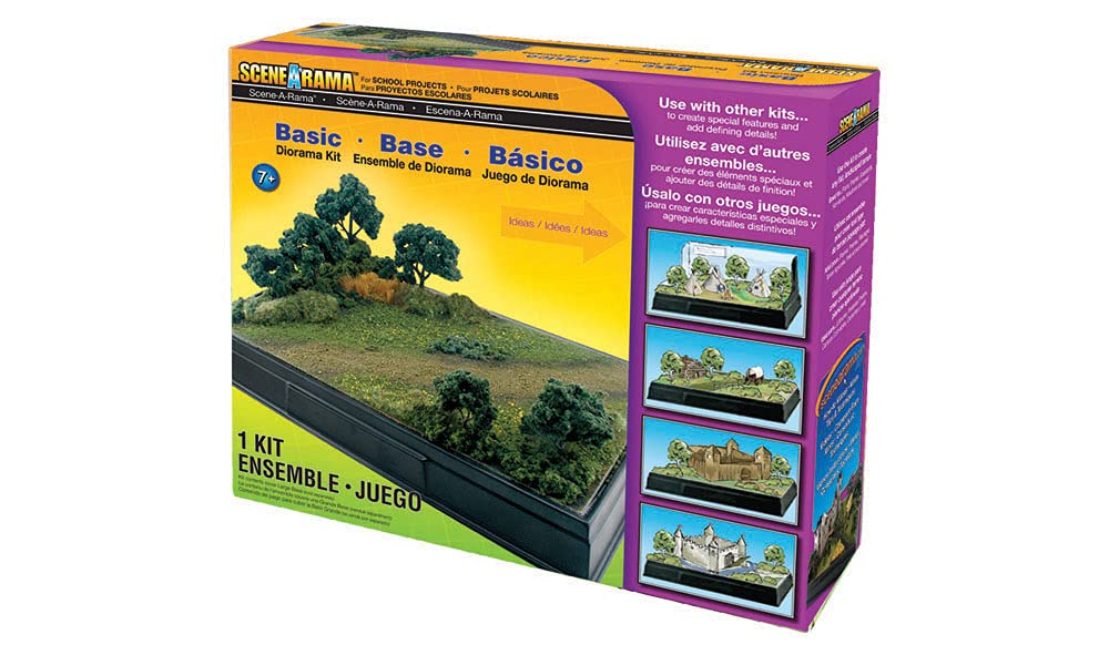 Woodland Scenics Diorama Kit, Basic - Multicolor, Plastic & Fiber, SP4110, By The Yard