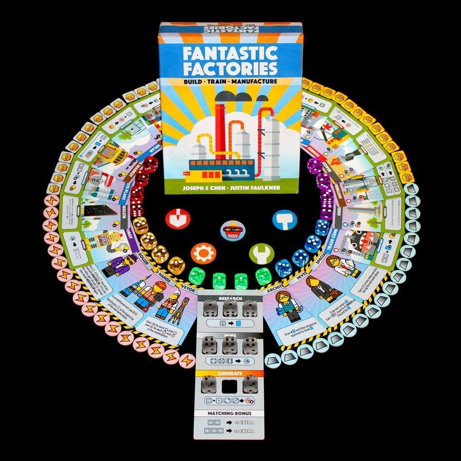Deep Water Games Fantastic Factories The Board Game: Playmat
