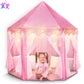 Foxprint Castle Princess Tents For Little Girls With Lights, Soft Fairy Star Lighting For Indoor And Outdoor Play, Quick 55    X