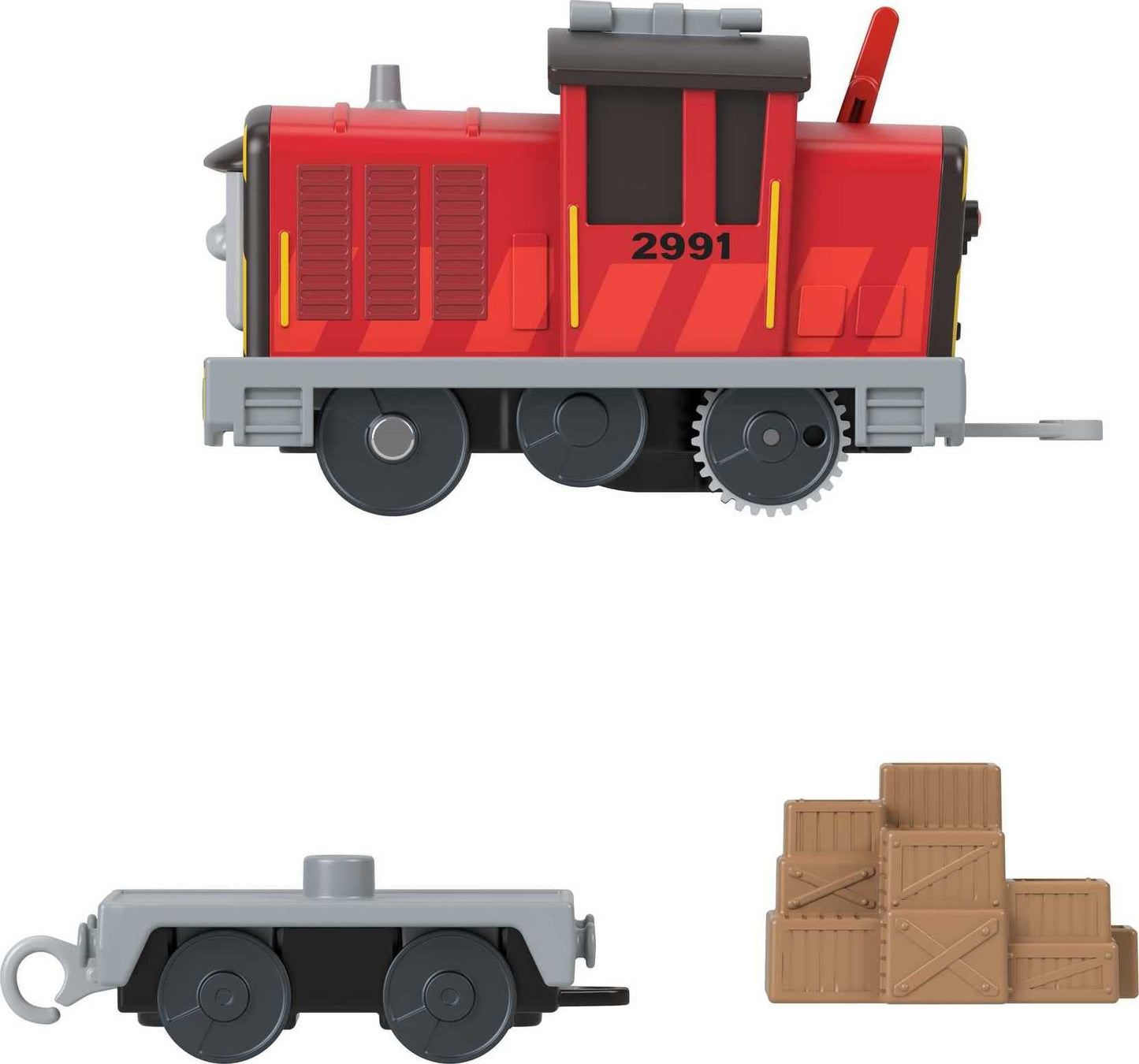Thomas & Friends Motorized Toy Train Salty Battery-Powered Engine With Cargo Car For Pretend Play Preschool Kids Ages 3+ Years