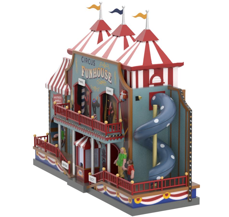 Lemax Circus Funhouse, With 4.5V Adaptor #05616