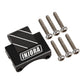 INJORA Rear Axle Truss Upper Link Mount CNC Aluminum Accessories for Axial SCX24 C10 JLU Gladiator Bronco Upgrade Part (Black)