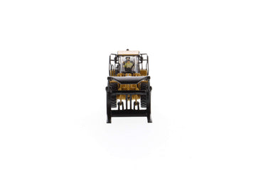 Diecast Masters CAT Caterpillar 972M Wheel Loader with Log Fork and Operator High Line Series 1/87 (HO) Scale Diecast Model 8595