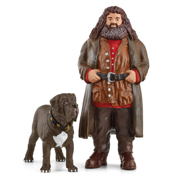 Schleich Wizarding World Of Harry Potter 2-Piece Set With Hagrid & Fang Figurines For Kids Ages 6+