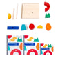 Ilsmysutra Wooden Building Toy Early Learning Montessori Toys For Gifts Kids Girls Boys