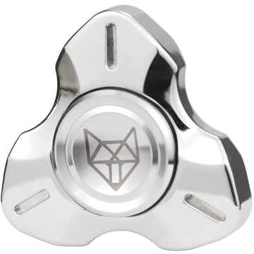 Freelove Metal Fidget Spinner, Stainless Steel Heavy, Long Spinning Toys, Cool Silent, Small Mini 2Nd Fox Figette Spiner For Adu