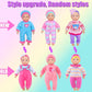 10 Sets Baby Doll Playtime Outfits Clothes Hat Headband Fits For 10 Inch Baby Dolls 12 Inch New Born Baby/Alive Baby Dolls 14 Inch Dolls (No Doll)