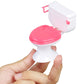 3Pcs Miniature Toilet Cake Toppers Decor, Mini Toilet Toy Funny Toilet Gift, Doll Accessories Dollhouse Toilet For Girl Party Fa