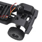 Faccnoy Trx4M 155Mm 6.10In Wheelbase Assembled Frame Chassis Front Rear Axles Gearbox For 1/18 Ax-8560 Rc Crawler Trx4-M Bronco