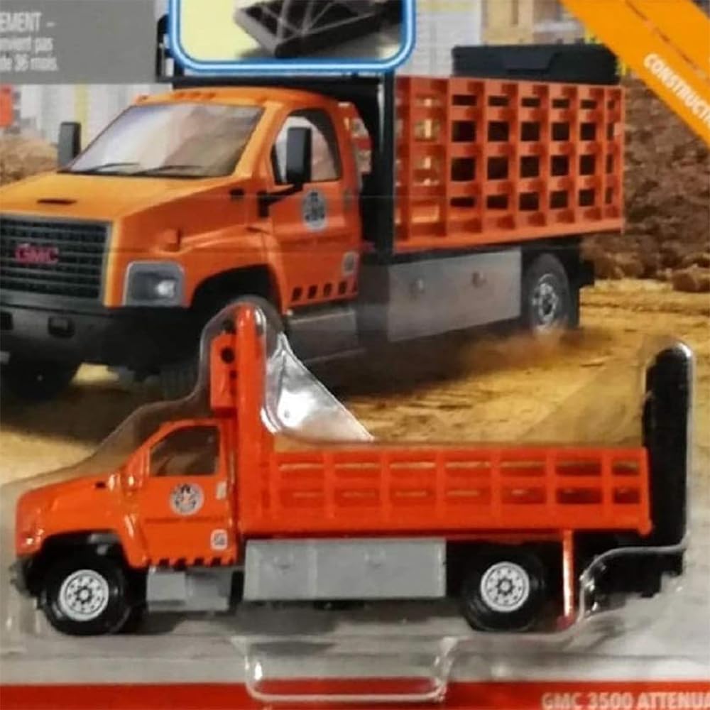 Matchbox Mbx Construction - GMC 3500 Attenuator Truck