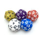 Smartdealspro 5-Pack Of Random Color D30 Polyhedral Dice For Dnd Rpg Mtg Table Games With Free Pouch