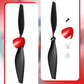 Riakrum 6 Sets Spare RC Plane Propellers RC Airplane Carbon Fiber Nose Cone Compatible with Tr-p51 Rc Plane 4 Channel Remote Con