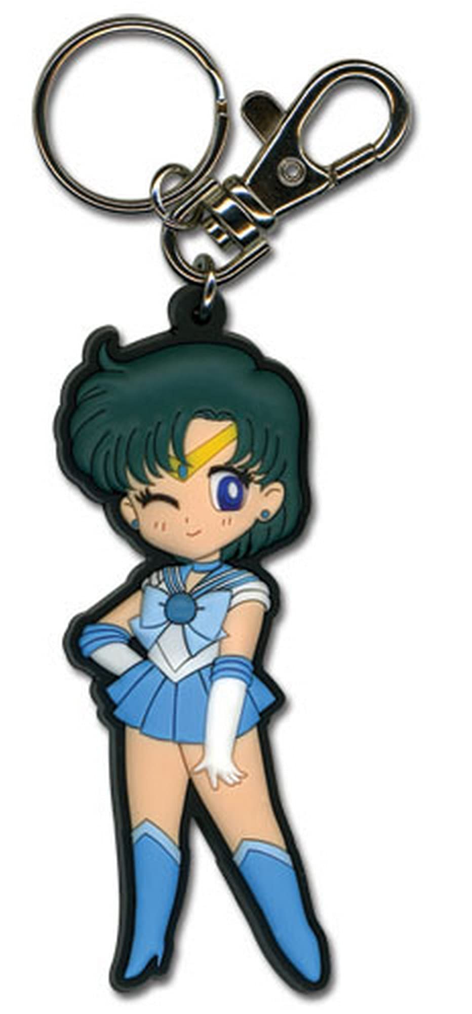 Great Eastern Entertainment Sailormoon Sa Sailor Mercury Pvc Keychain Multicolor, 3 X 7''