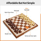 Chessnut Air Electronic Chess Set - Handcrafted Wooden Board, AI Adaptive, 33x33cm, Model CA100