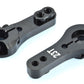 Apex Rc Products 23T For Jr/Airtronics/Ko Black Aluminum Dual Clamping Servo Horn - 2 Pack #8005