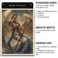 Fantasy North - Sophial - Angel Of Love - 100 Smooth Matte Tcg Trading Card Sleeves - Fits Magic Mtg Commander Pokemon And Other