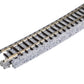 Kato USA Model Train Products Unitrack, 718mm (28 1/4'') Radius 15-Degree Curve Track (4-Piece)
