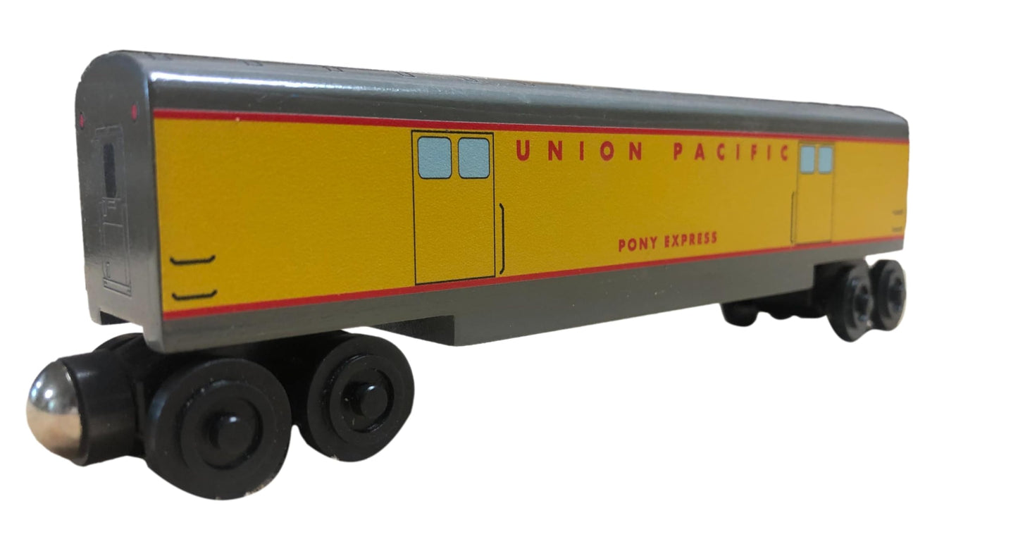 Whittle Shortline Railroad Union Pacific City Of Los Angeles F7 Engine 3 Pc. Wooden Toy Train Set