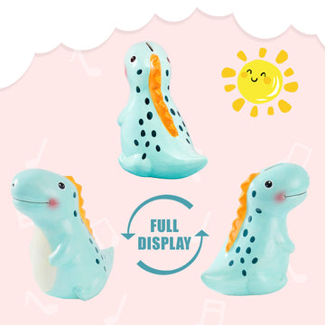 Yjnsft Ceramic Dinosaur Piggy Bank For Boys, Large Porcelain Coin Bank For Child, T-Rex Money Bank For Baby, Nursery Room Decor, Birthday Christmas