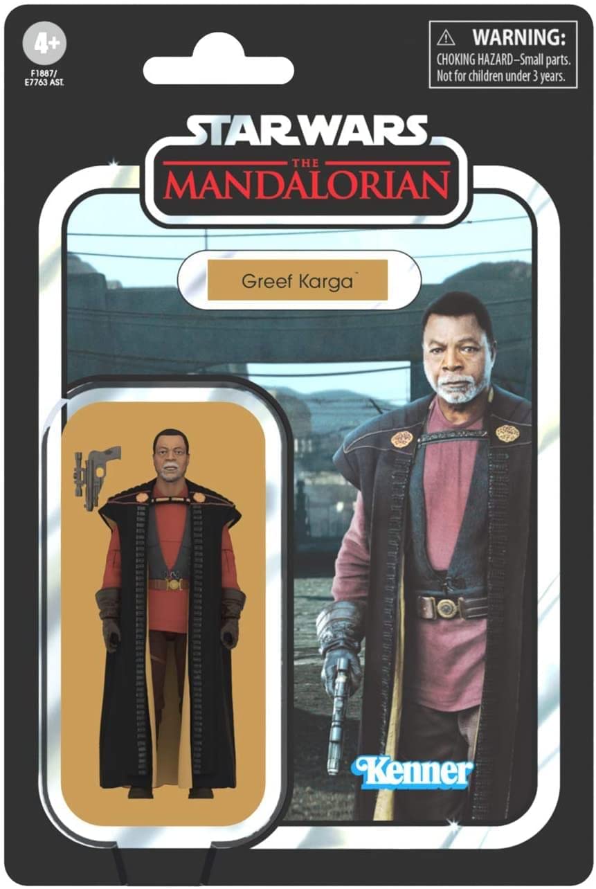 Star Wars The Vintage Collection Greef Karga Toy, 375-Inch-Scale The Mandalorian Action Figure, Toys For Kids Ages 4 And Up