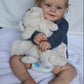 Icradle Lovely Real Look Reborn Baby Doll 20 Inch 50 Cm Silicone Toddler Baby Doll Realistic Newborn Doll Toy For Ages 3+