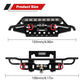 Injora Front&Rear Tube Bumper Metal Bumper Set For Trx4M Bronco Upgrade 1/18 Rc Crawler