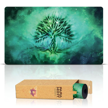 Paramint Forest Ethereal Mana (Stitched) - MTG Playmat - Compatible with Magic The Gathering Playmat - Play MTG, YuGiOh, TCG - O