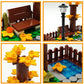Zhx Cherry Blossom Tree Building Block Sets,Sakura Bonsai Scenenry Garden Accessories Building Bricks Toy Trees Flowers Diy Plan