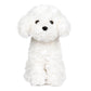 Weigedu White Toy Poodle Stuffed Animal - Bichon Frise Maltese White Labradoodle Plush Toy For Kids And Babies - Perfect Birthday & Easter Gift, 12.6'