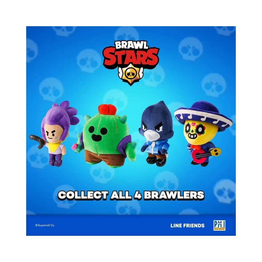 Brawl Stars Plush Buddies  7-Inch-Tall Collectibles  Brawl Stars Plush Toy Doll  Crow Plush Brawl Stars Licensed Toy Plush
