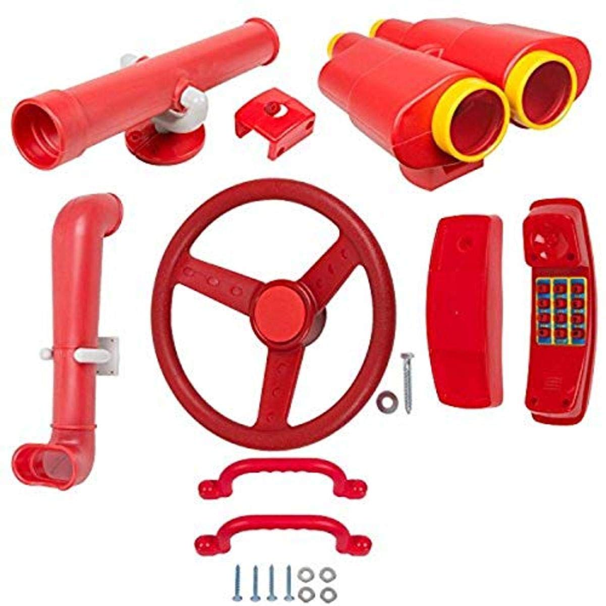 Swing Set Stuff Deluxe Accessories Kit SSS Logo Sticker Playground, Red