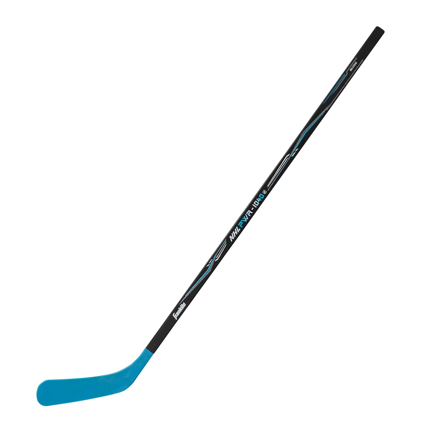 Franklin Sports NHL Youth Street Hockey Stick - Power 1040 Kids Outdoor Street Hockey Sticks - 48 Inch Youth Junior Size for Kids - Right Handed - Wood/Fiberglass Shaft - Righty