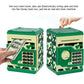 Setibre Piggy Bank, Electronic Atm Password Cash Coin Can Auto Scroll Paper Money Saving Box Toy Gift For Kids (Camouflage Green)