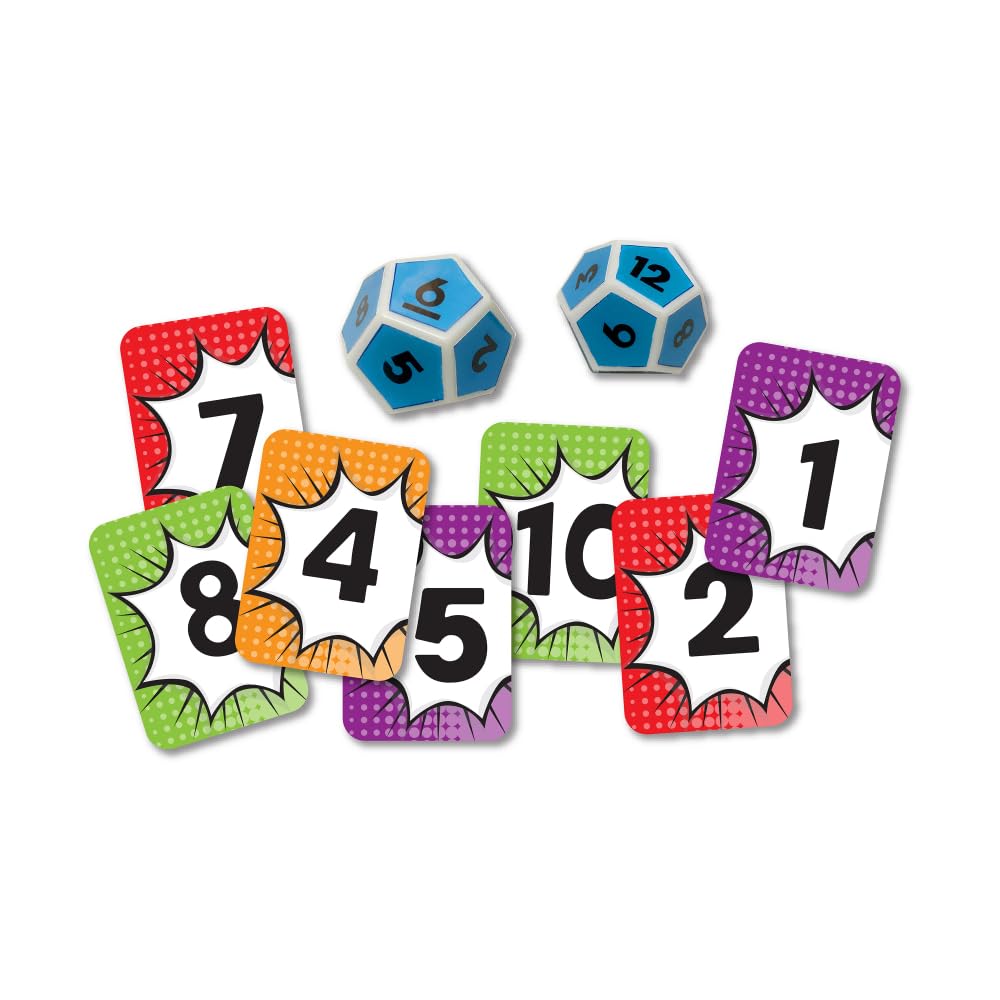 University Games, Scholastic Math Match Travel Dice Game, Mathematics Reinforcement Game For Kids, For 2 Or More Players Ages 5 And Up