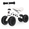Allobebe Baby Balance Bike For 1 Year Old, Toddler First Balance Bike, No Pedal Infant 4 Wheels Baby Walker First Birthday Gift, Mini Bike For 12-24 Months, Spotty Dog