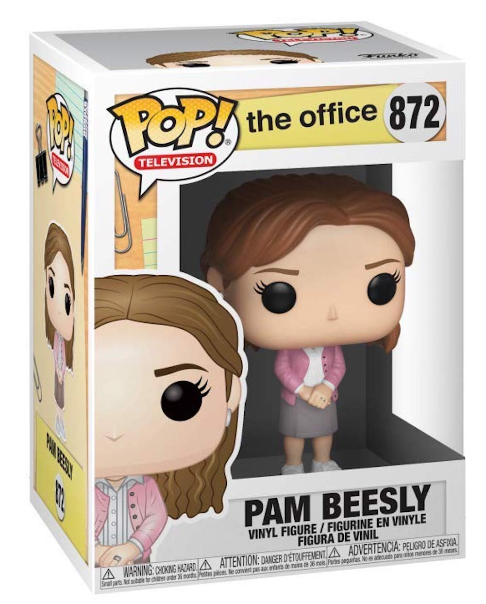 Funko Pop! Tv: The Office - Jim Halpert And Pam Beesly - Set Of 2 Figures In Bubble Pouch