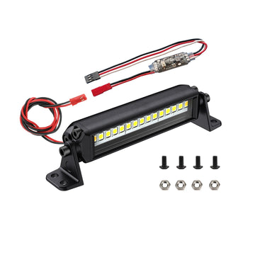 Rc Light Bar 15 Led 2.95 Inch Aluminum Rc Lights Rc Crawler Accessories For Axial Scx10 Traxxas Trx4 Trx4M Arrma Senton Redcat G