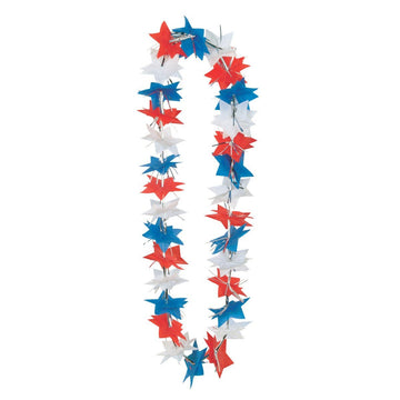 Patriotic Star Party Lei