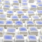 Mini Ceramic Tiles (0.19Inch Or 5Mm) 250 Pieces, Pale Mauve, Wb06