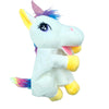 Luozzy Unicorn Hand Puppet Plush Animal Hand Puppets Toys Parent-Child Interactive Toys (White)