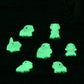 24 Pieces Mini Lizard Decors Luminous Mini Resin Animals Tiny Animals For Dollhouse Fairy Garden Micro Landscape Cake Topper Dec