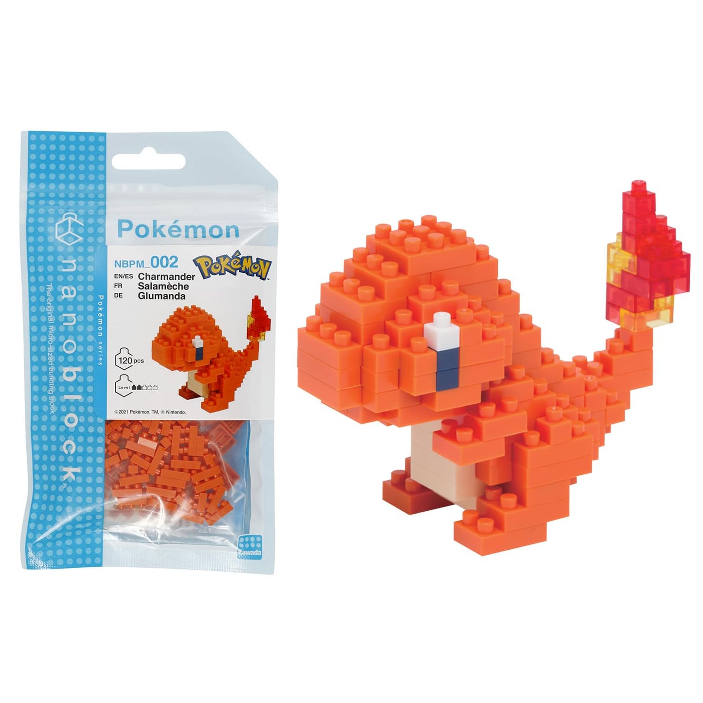 Nanoblock - Pokémon - Charmander, Pokémon Series Building Kit