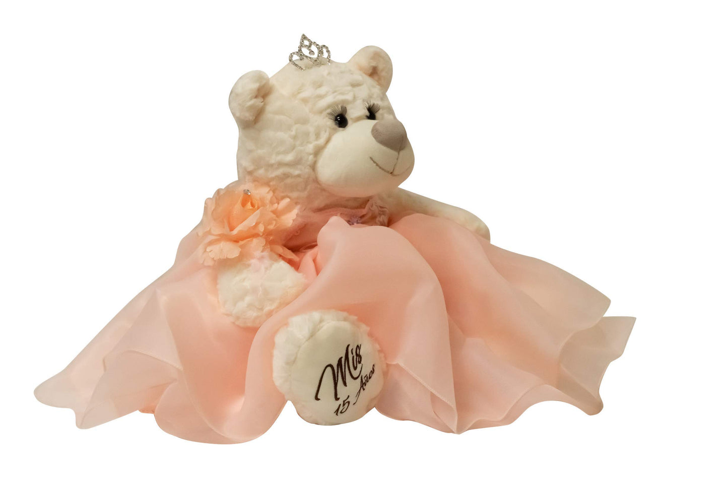 Kinnex Collections by Amanda 20" Quinceanera Last Doll Teddy Bear - Blush, Cotton Dress, Model B16831-29