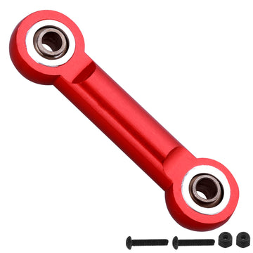 AllinRC Aluminum Servo Steering Rod Tie Links for 6S Arrma Kraton Notorious Mojave Infraction Felony BLX (Red)