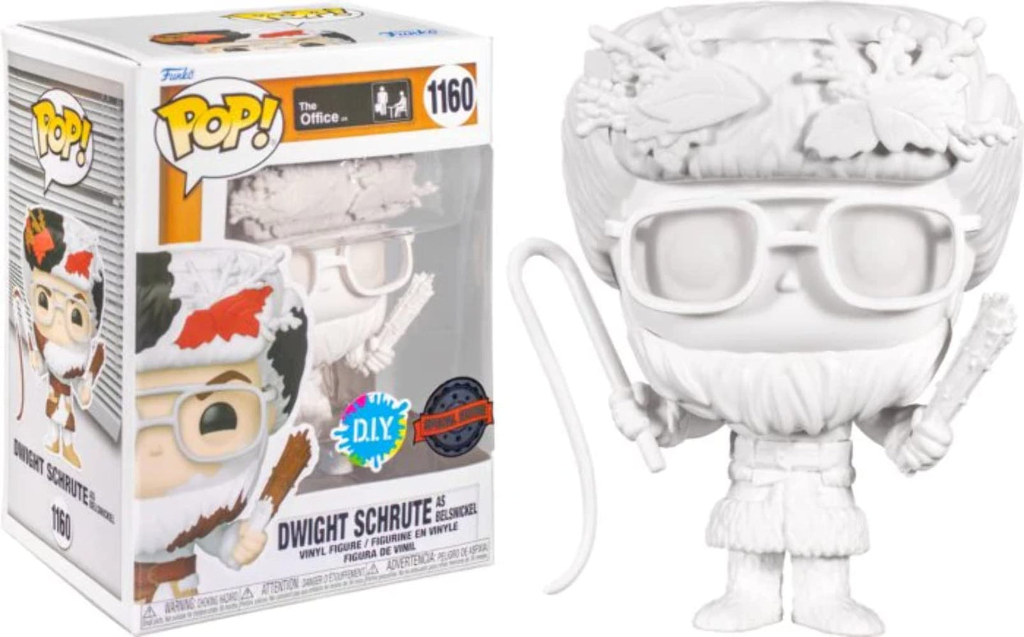 The Office Funko POP  Dwight Schrute as Belsnickel DIY #1160 limited availability