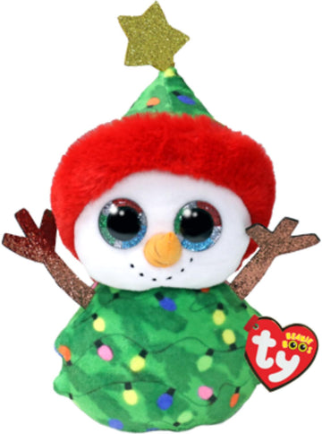Ty Beanie Boo Regular 15 Cm Garland Snowman Xmas 203