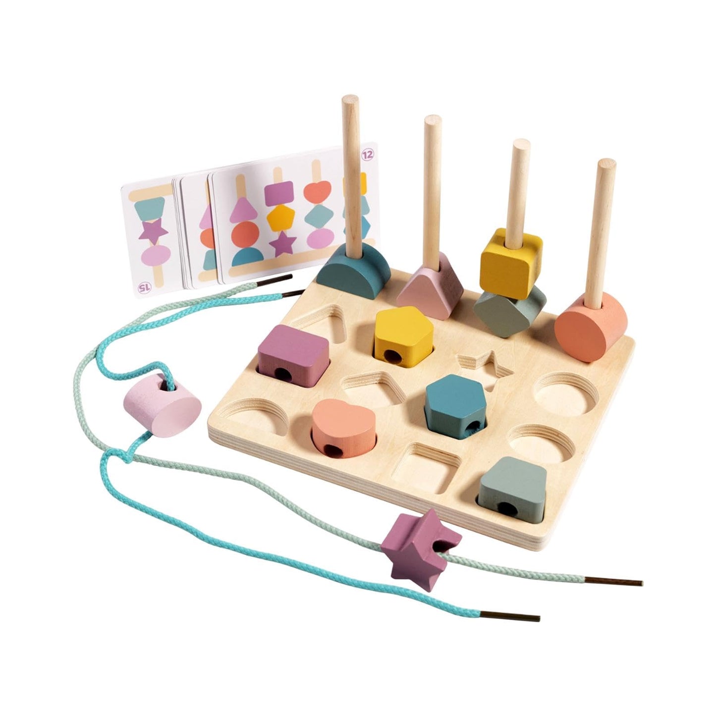 Bnf Beads Sequencing Toy Matching Shapes Stacking Toy For Children Holiday Gifts Baby | Toys For Baby | Developmental Baby Toys