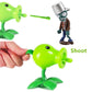 JHESAO 5 PCS Plants and Zombies Toys Action Figures Zombies PVZ Toys Set 1 2 Series Great Gifts for Kids and Fans  Birthday and Christmas Party New