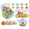 Regal Games Old Macdonalds Tea Time - Barnyard Animal Designed Kids Tea Time Set - Includes 1 Teapot, 4 Cups, 4 Saucers, 1 Plat