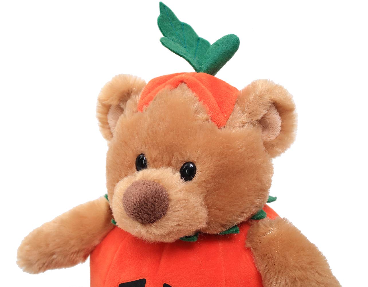 Plushland Halloween Plush Stuffed Animal Teddy Bear In Pumpkin Costume- Soft Toy - Gifts For Kids - 9 Inches